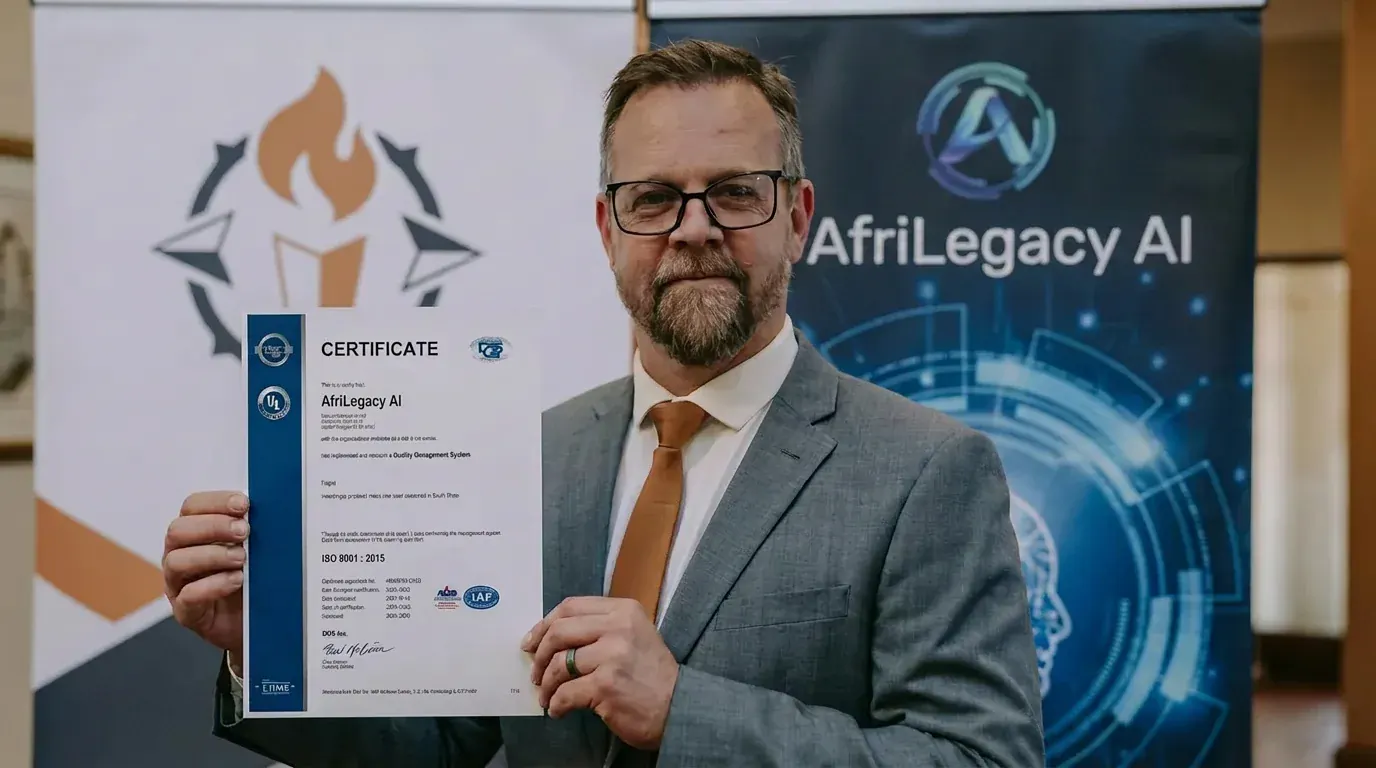 AfriLegacyAI ISO Certificate